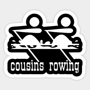 Cousins Rowing Sticker